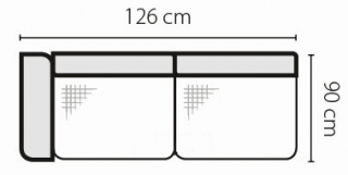 Dubai Modul 2SBL s úložným priestorom