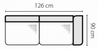 Dubai Modul 2SBP s úložným priestorom